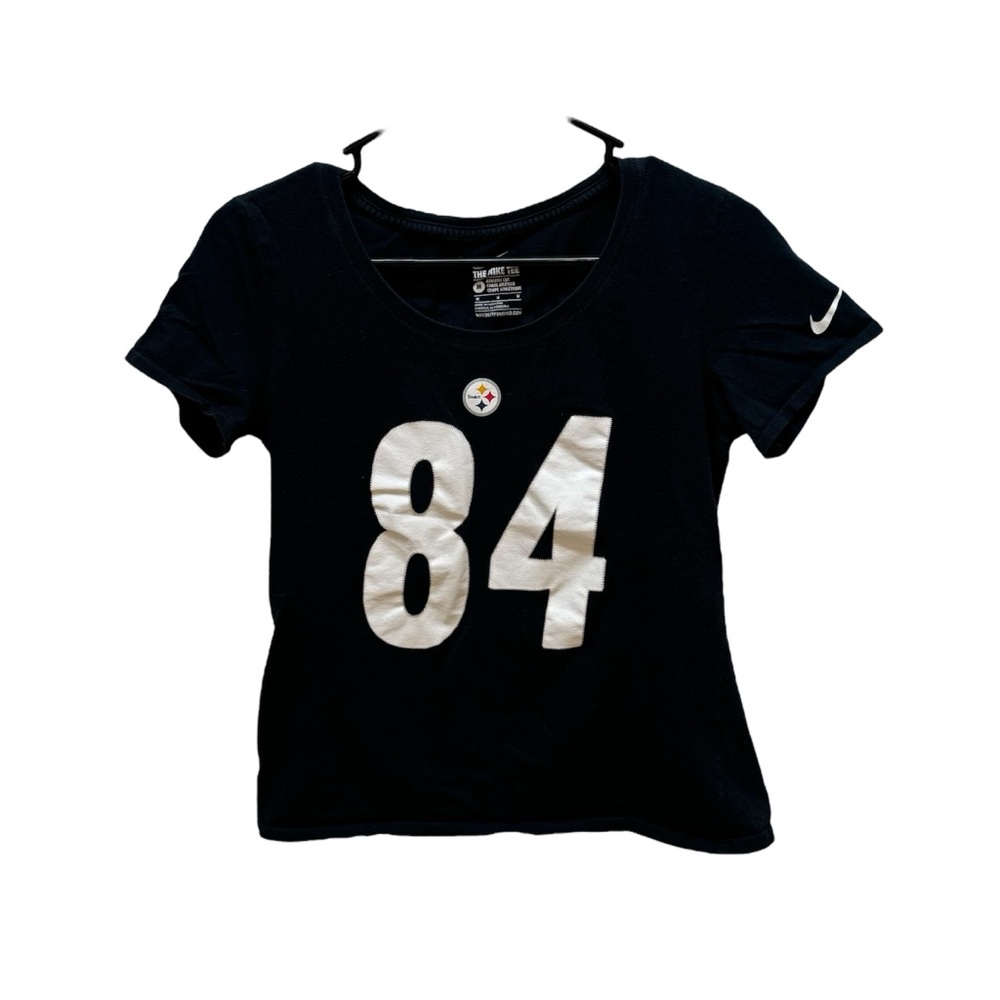Nike #84 Antonio Brown Pittsburgh Steelers Women’s Short Sleeve Tee Size Medium